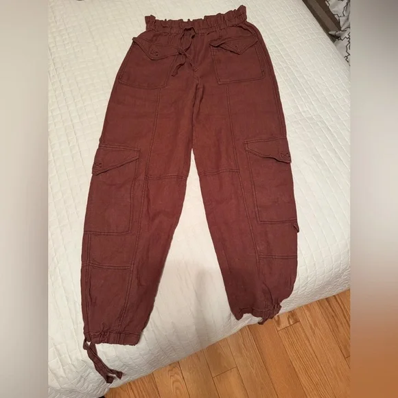 Ganni Brown Cargo Pants - Picture 6 of 11